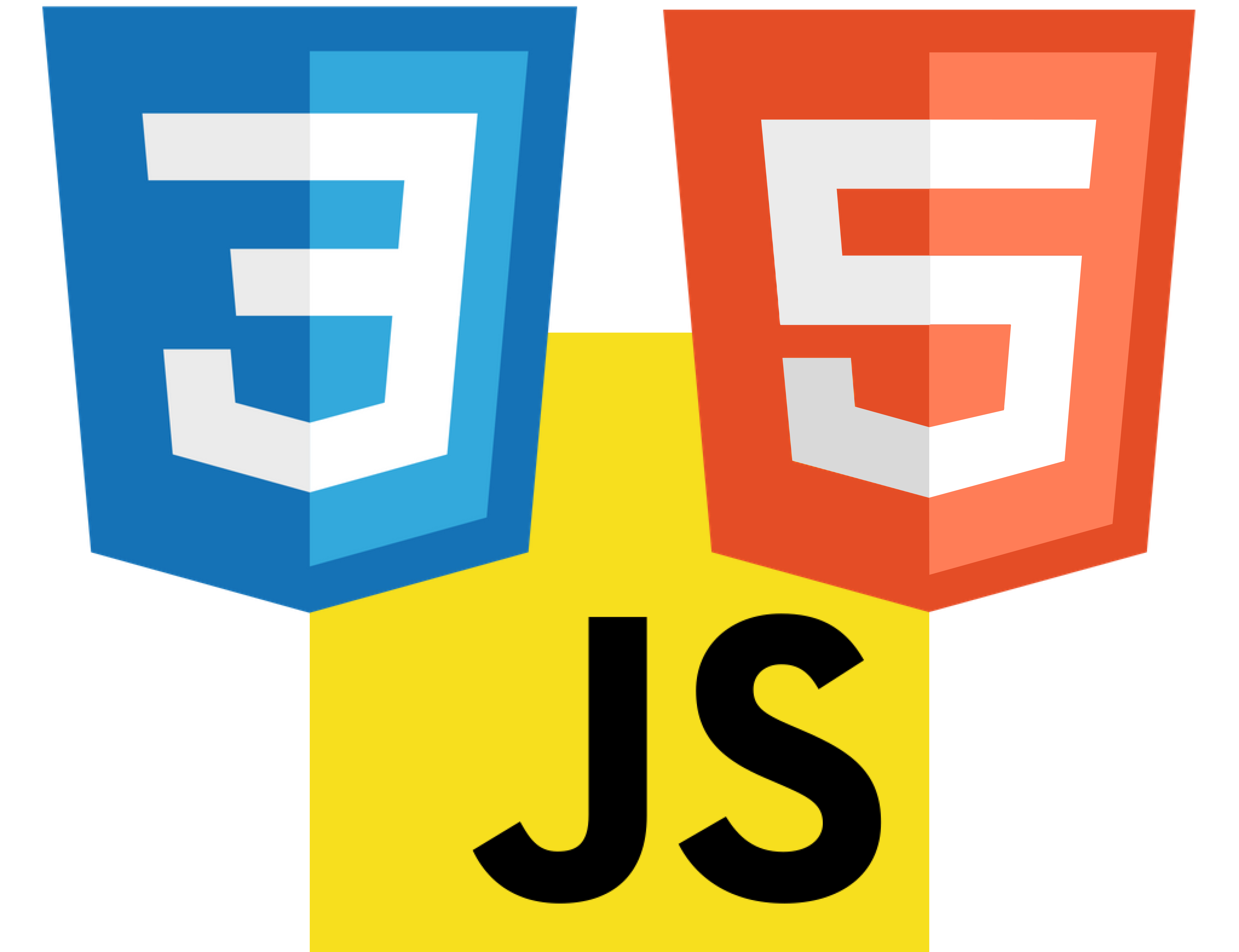 HTML, CSS and JS Logos